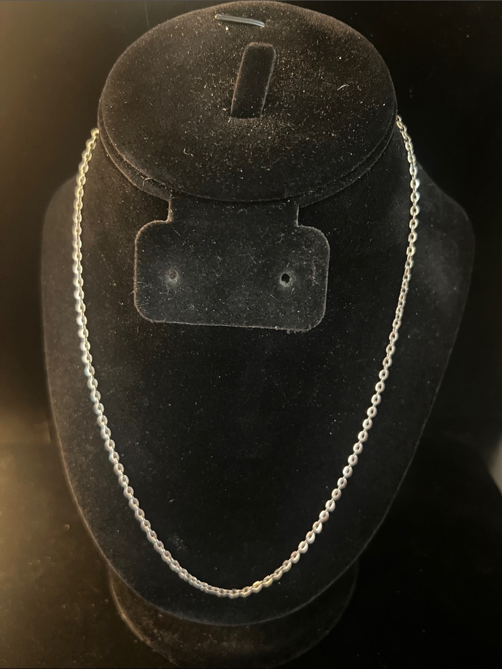 Silver-Tone Chain Necklace